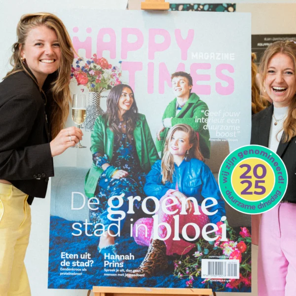 Happy Times Media is genomineerd voor Duurzame Dinsdag 2025! Wooeehoee!