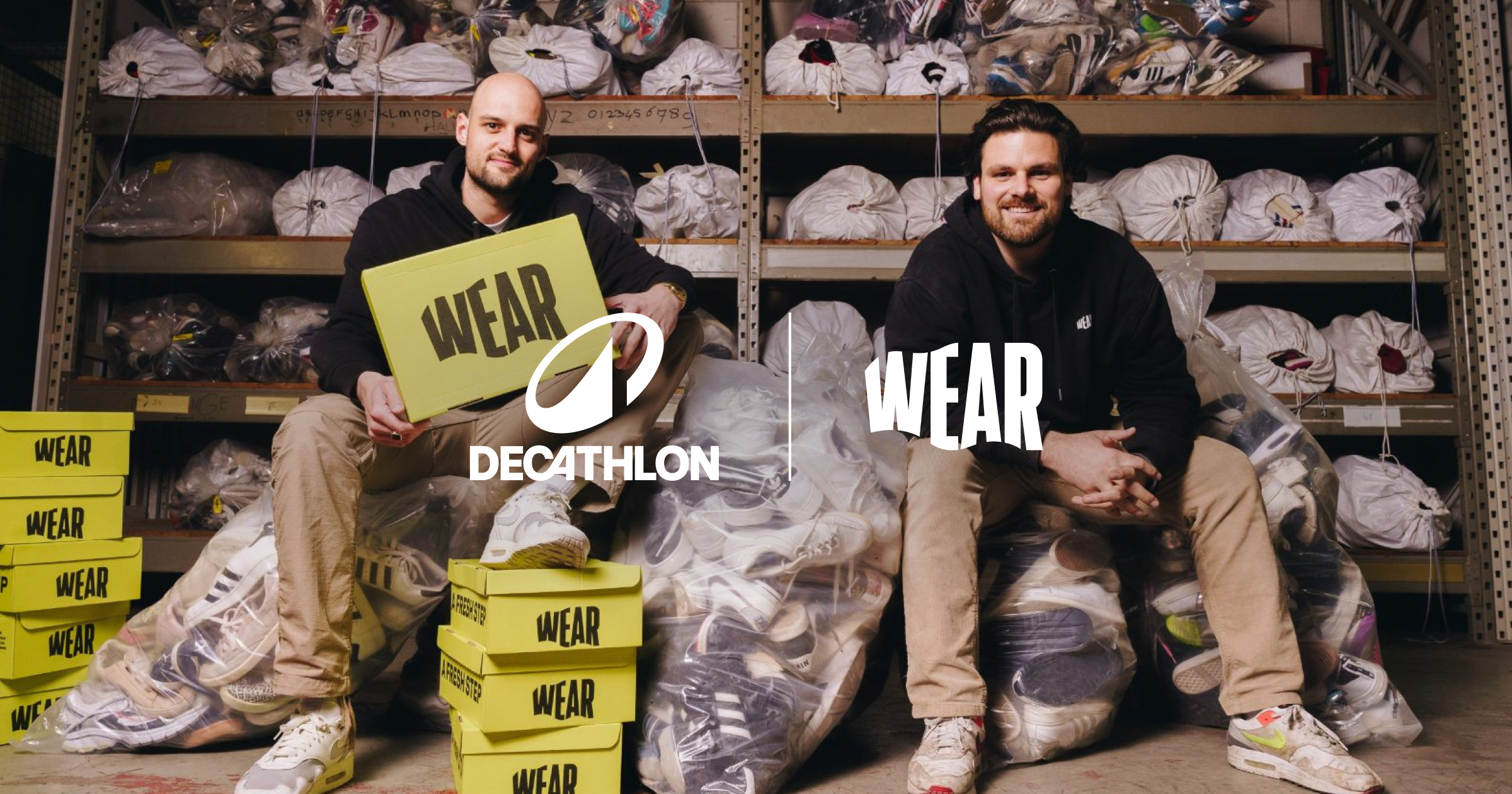 WEAR EN DECATHLON SLAAN HANDEN INEEN BIJ INTRODUCTIE VAN “SECOND LIFE” SNEAKER ASSORTIMENT