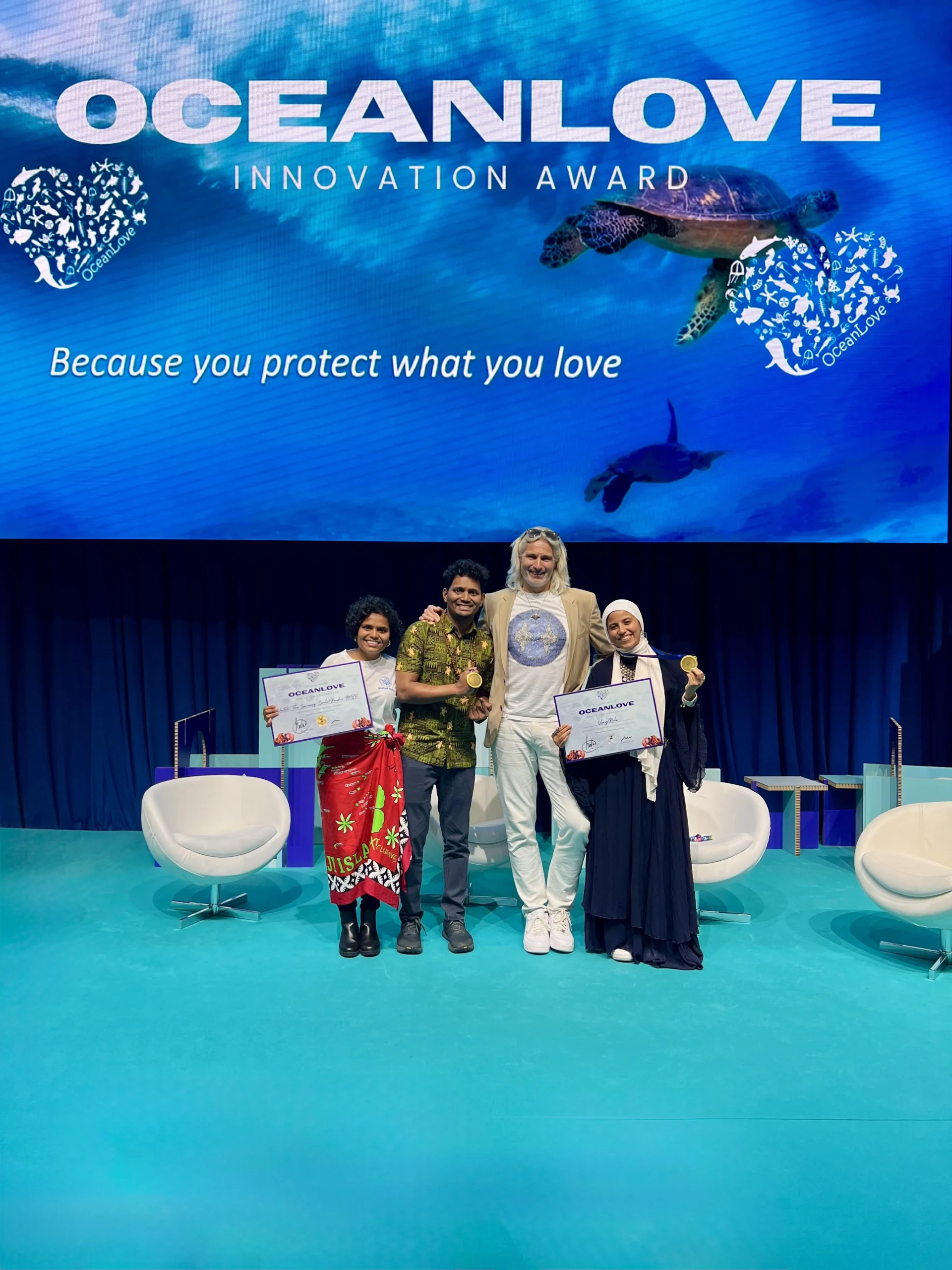 Winnaars van de OceanLove Innovation Award 2025